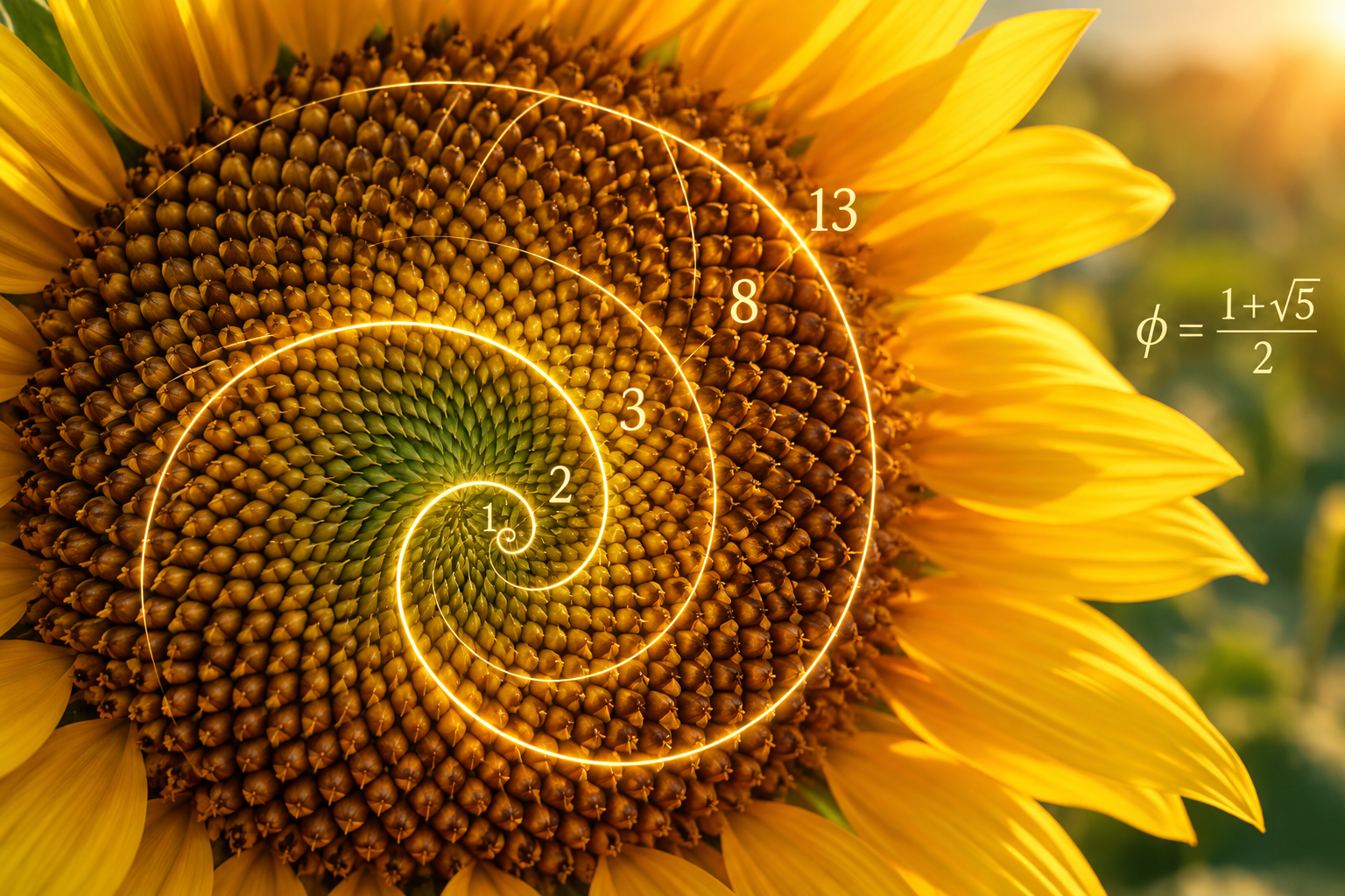 The Fibonacci Sequence in Nature: How Sunflowers, Pinecones, and Seashells Follow Secret Math