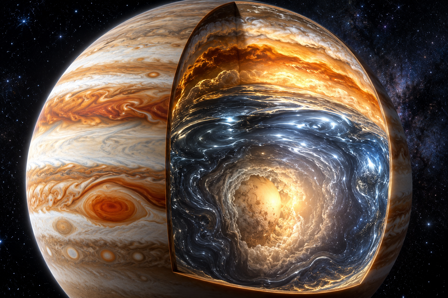 Why Can't We Land on Jupiter or Saturn? The Bizarre Reality of Gas Giant Planets