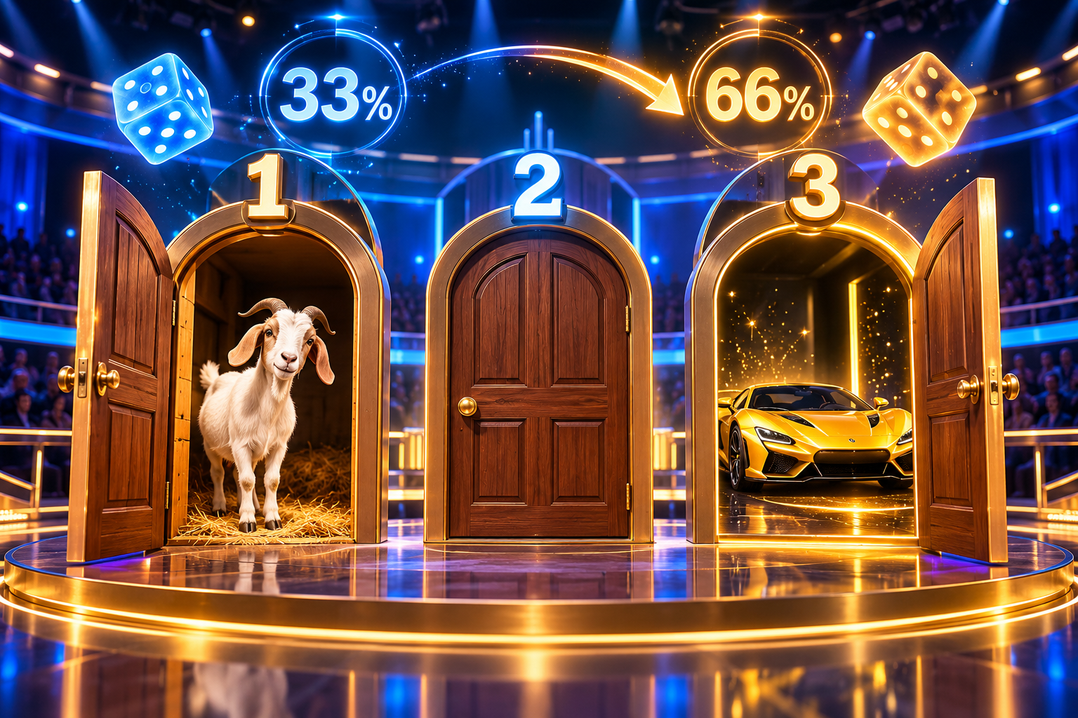 The Monty Hall Paradox: Why Your Brain Always Guesses Probability Wrong
