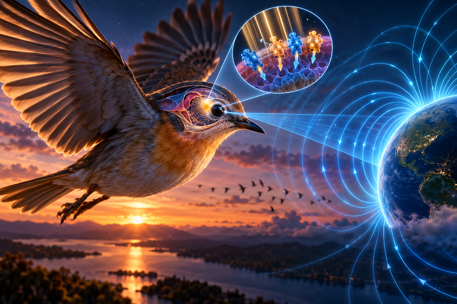 How Birds Navigate Across Continents Without GPS: The Mystery of Quantum Magnetoreception