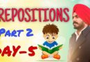 Prepositions Part 2 – Learn English in Punjabi Day 5